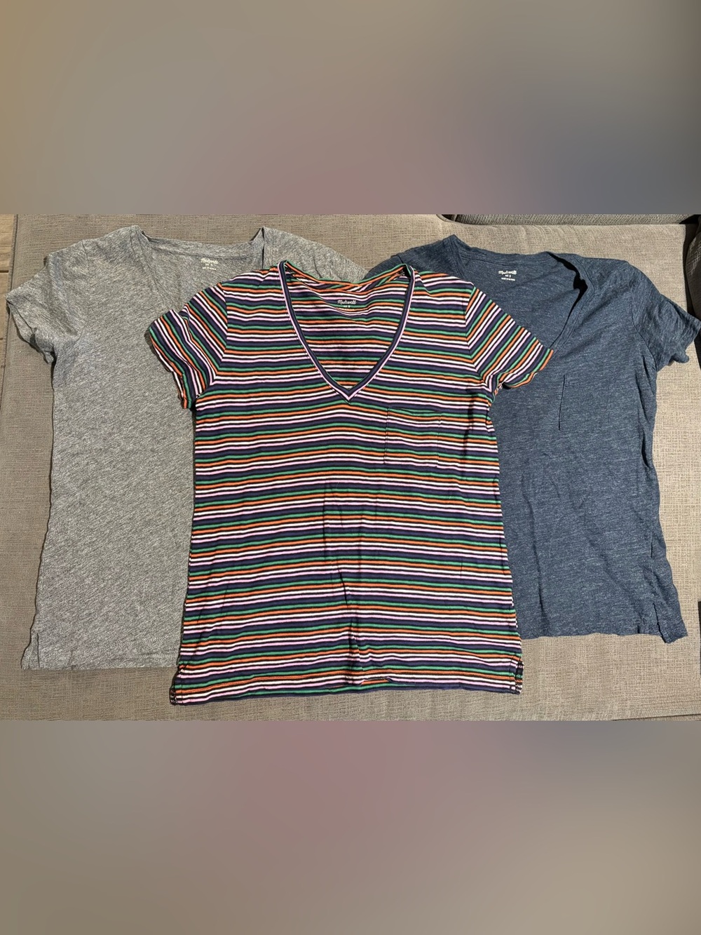 Madewell Whisper V Neck Womens Tees 3 Size Small S